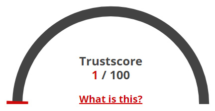 low trustscore